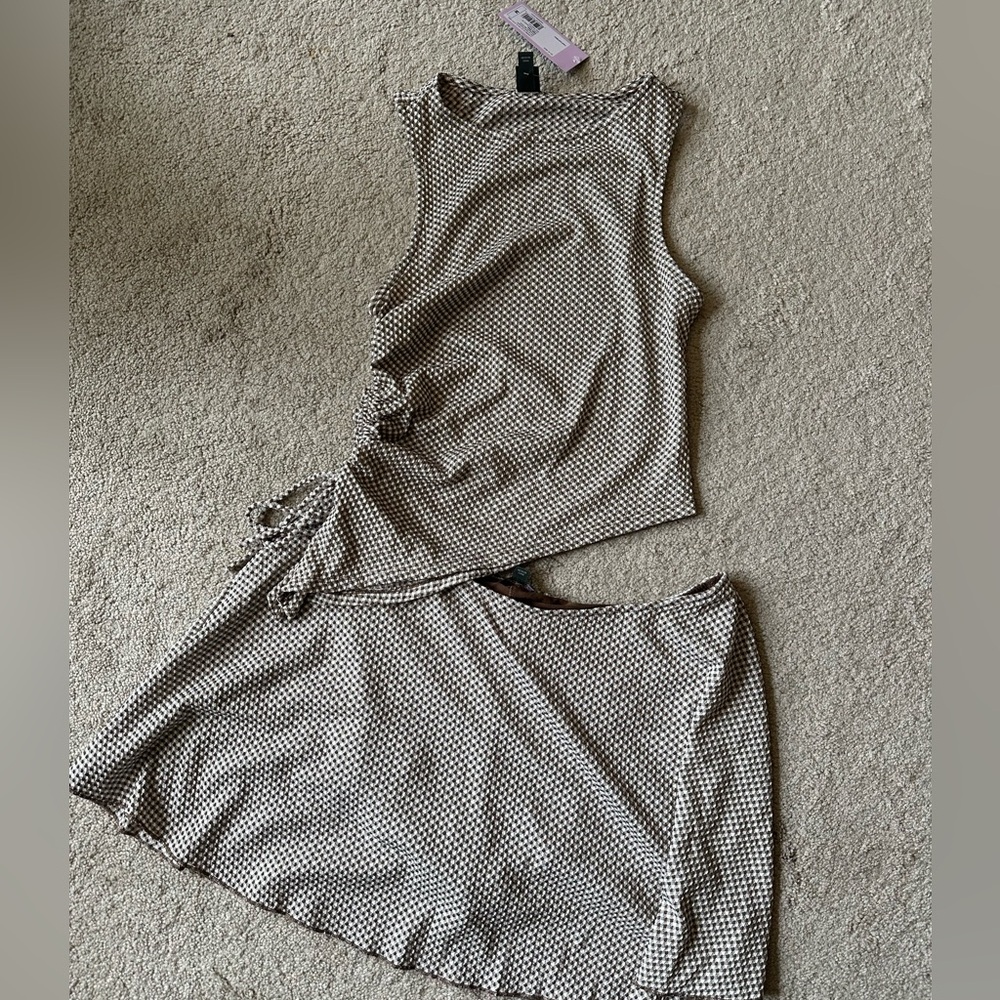 BNWT Gingham Skort & Top Matching Set